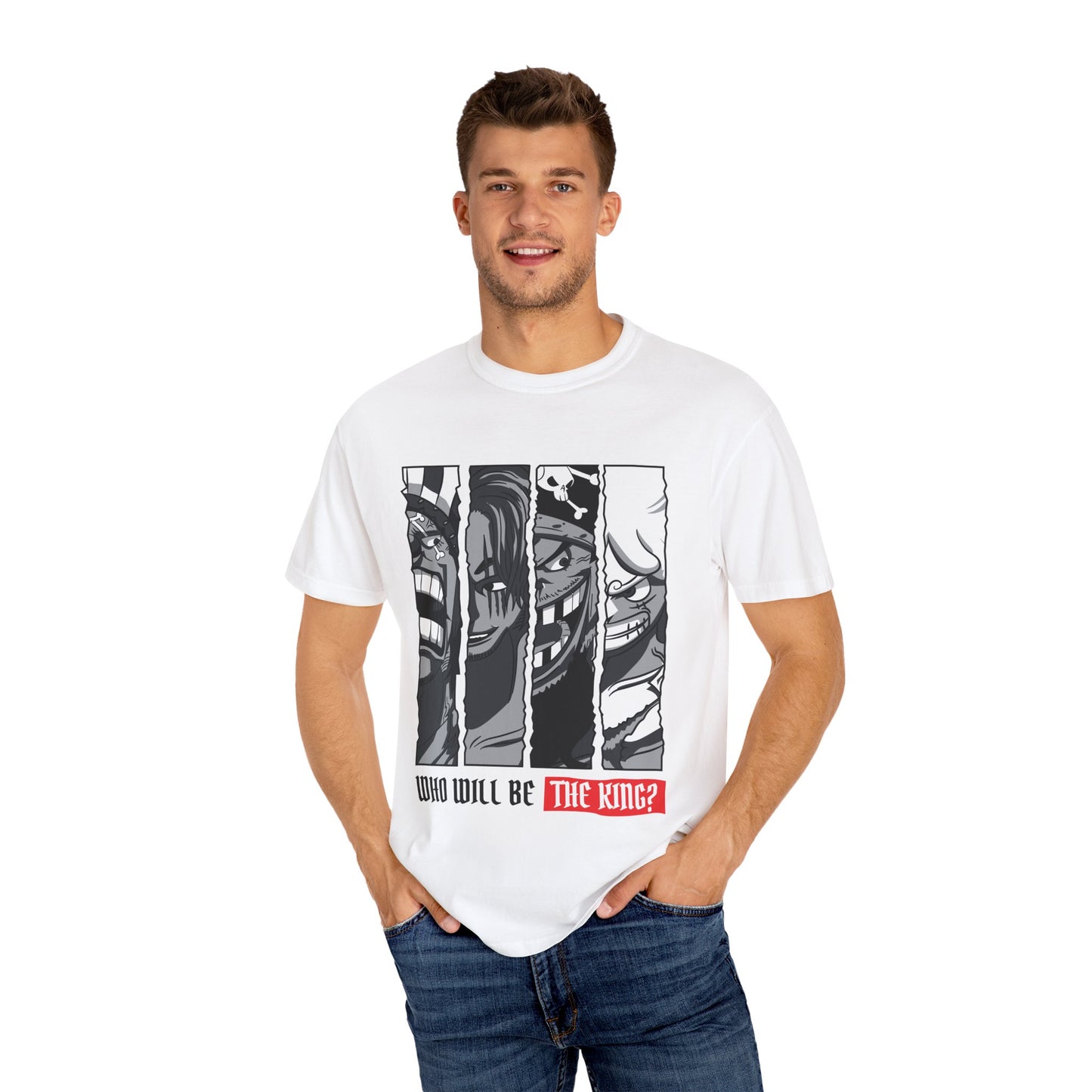 Who will be the king, One Piece Luffy Anime T-Shirt