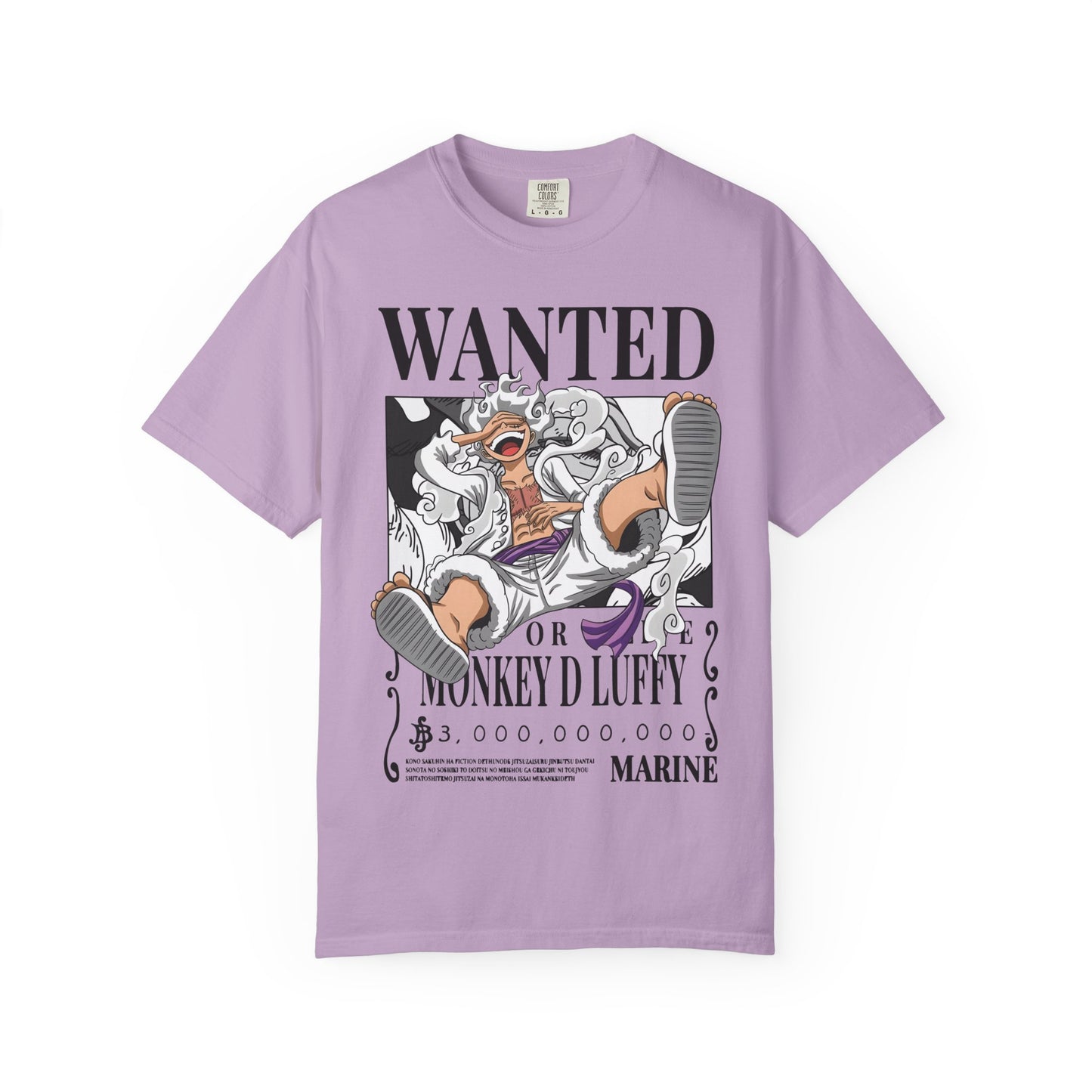 Luffy 5 Gear T-Shirt, Wanted..