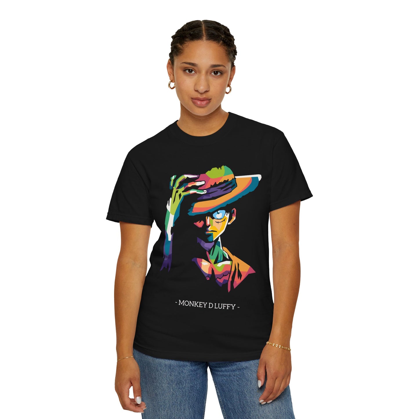 Colorful Monkey D. Luffy T-shirt