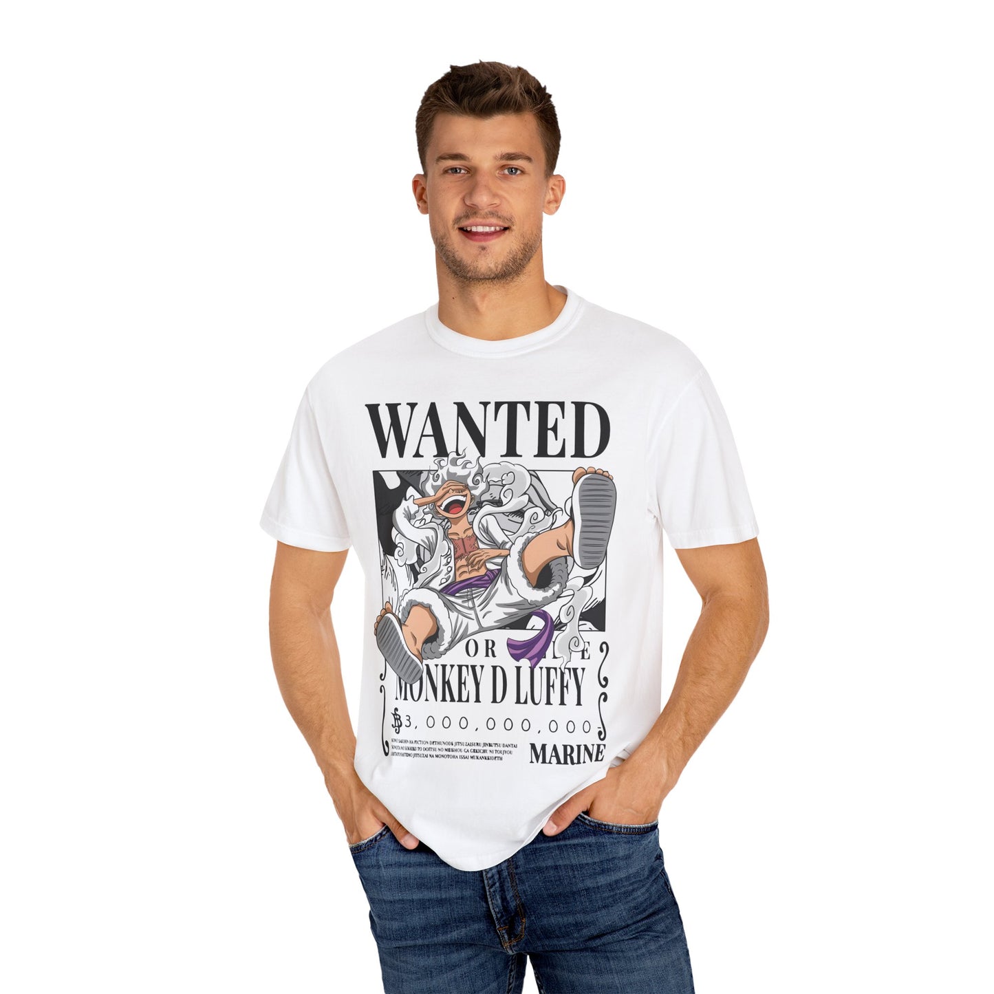 Luffy 5 Gear T-Shirt, Wanted..
