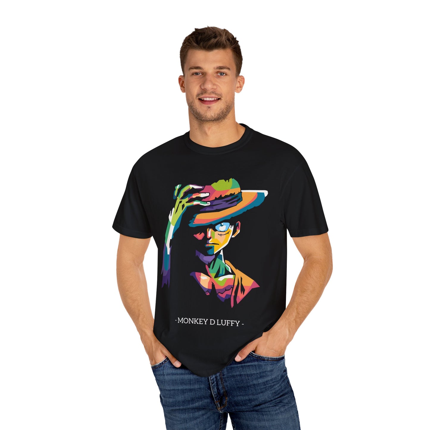 Colorful Monkey D. Luffy T-shirt